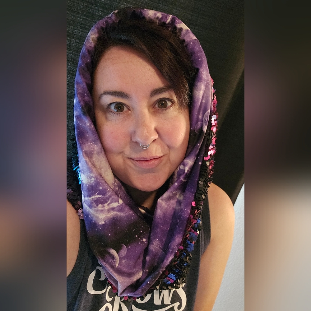 Sequin Hood by Stardust Love